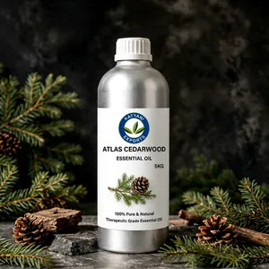 Wholesale Bulk Manufacturer Atlas Cedarwood 1 KG (Cedrus Atlantica) <b>Essential</b> <b>Oil</b> - With Therapeutic Grade - ISO & GMP Certified - Product Image 3