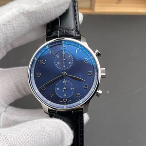 Collector's Edition High-quality Luxurious Blue Dial Business Commuting <b>Chronograph</b> <b>Automatic</b> Mechanical Men's Watch - Product Image 1