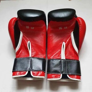 Gants de boxe MMA en cuir de vachette avec lacets, toutes tailles 8oz-18oz, impression personnalisée, fournisseur OEM en gros - Product Image 6