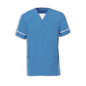 Comfortable Doctors Nurses <b>Plus</b> <b>Size</b> Hospital Medical Unisex <b>Scrub</b> Suits Woven Fabric Summer Use Customized Color Spandex Needle - Product Image 6