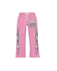 ชุดวอร์มวินเทจทรงขาบานพิมพ์ลาย DTF แบบกำหนดเอง เสื้อฮู้ดดี้และกางเกงจ็อกเกอร์ทรงโอเวอร์ไซส์ สตรีทแวร์ ผู้ผลิตตามสั่ง - Product Image 4