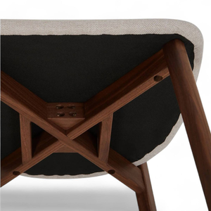 Outdoor Furniture Dining Chair With Backrest and Nordic Design Seat for Home Dining Chair Furniture - Product Image 5