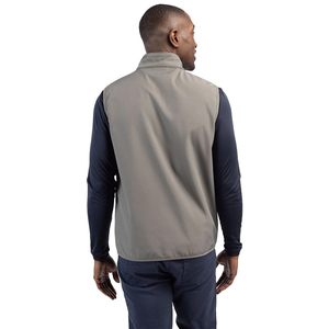 Breathable Men's Softshell <b>Waistcoats</b> With Zipper Pockets Winter Casual Waterproof Bodywarmer Outdoor Works Wear Vests - Product Image 4