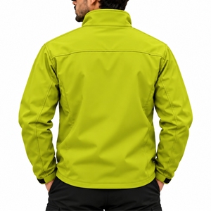<b>Men</b>’s <b>Lightweight</b> Softshell <b>Jacket</b> Full Zip Outdoor <b>Jacket</b> Stand Collar Casual Outdoor Wear Secure Pocket Design Comfortable Fit - Product Image 2
