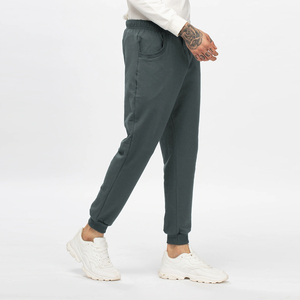 Custom Men's Jogger Sweatpants Cotton Polyester <b>Athletic</b> Track Pants Regular Fit Drawstring Gym Joggers With Pockets - Product Image 2