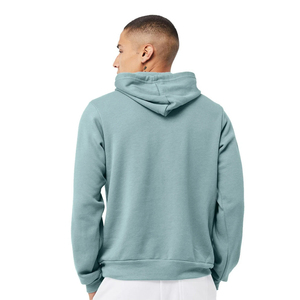 Sweat-shirt à capuche oversize pour homme, vert menthe uni, 100% coton molletonné anti-boulochage 300g, coupe décontractée, idéal pour l'automne - Product Image 2