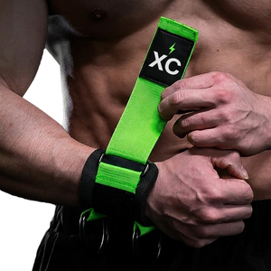 สายรัดข้อมือสำหรับเล่นกีฬาคุณภาพสูง ทำจากนีโอพรีน พร้อมห่วงรูปตัว D รองรับน้ำหนักได้มาก ป้องกันอย่างมืออาชีพ เหมาะสำหรับทุกเพศ ใช้สำหรับยิมนาสติก - Product Image 5