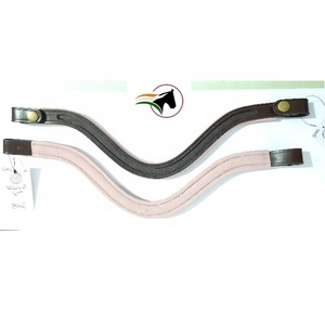 Accessoire d'équitation personnalisé OEM en cuir de haute qualité pour frontale de cheval, avec bouton-pression à canal vide pour changement rapide DIY - Product Image 6