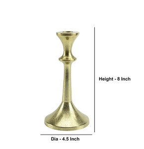 Classic Aluminum Handmade Eco-Friendly Pillar Shape <b>Candlestick</b> <b>Holder</b> for Birthday Home Living Room Decoration - Product Image 4