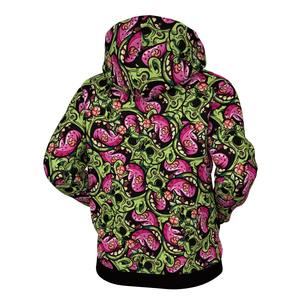 Nuevo Diseño, Sudadera con Capucha y Cremallera, Estampado Puff, Tallas Grandes, Unisex, Otoño, Casual, Holgada, Ecológica, Transpirable, Anti-Pilling - Product Image 5