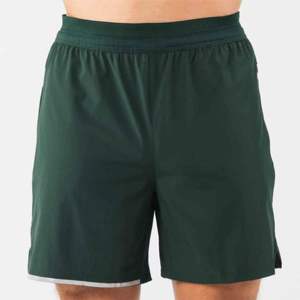 Shorts de sport unisexe à séchage rapide, écologiques, imperméables et respirants, avec empiècements en maille unie sur le devant, style vintage, coupe courte, pour la plage - Product Image 1