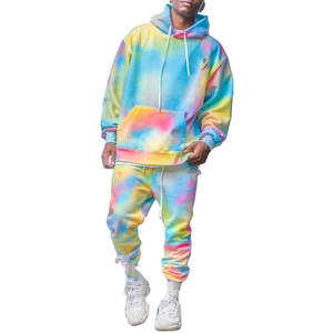 Survêtements Tie-Dye OEM de Haute Qualité pour Hommes – Vêtements de Sport Solides pour l'Hiver, Anti-Rétrécissement, Vente en Gros - Product Image 4