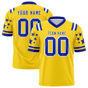 Camiseta de Fútbol Americano Juvenil, Sublimación Completa, Uniforme Deportivo Personalizado para Clubes y Prácticas, Proveedor de Fábrica - Product Image 2