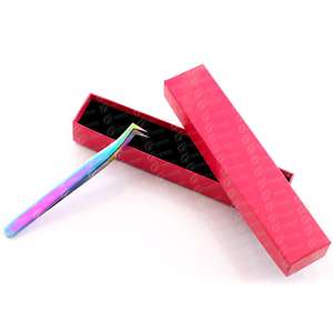 Pinzas Eléctricas de Acero Inoxidable con Punta de Diamante y Fibra para Extensiones de Pestañas Profesionales - Product Image 4