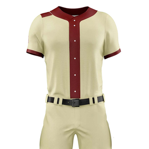 Uniforme de béisbol nuevo en diferentes colores para hombre adulto, 100% poliéster, tela suave, liso, a un precio razonable. - Product Image 4
