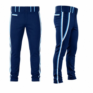 Pantalon de baseball sur mesure pour hommes et jeunes, uniforme sportif respirant avec genouillères rembourrées, faible MOQ, fournisseur - Product Image 1