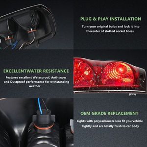 Par de Luces Traseras LED Rojas para Chevy Silverado 1999-2002 y GMC Sierra 1999-2006 - Product Image 3
