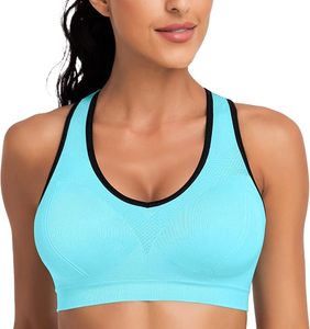 Women Seamless Sports <b>Bra</b> U Neck Workout Yoga <b>Bra</b> Quick Dry Breathable Gym Fitness Crop Top - Product Image 4