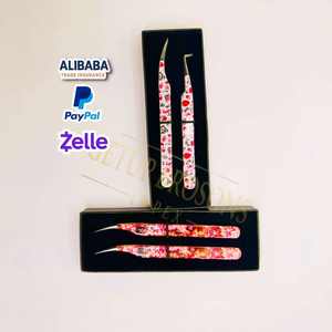 Las mejores pinzas para pestañas GETUP BROSONS IMPEX de 90 grados, diseño de muñecas Brat, de acero inoxidable recubierto de papel, con ángulo de 45 grados - Product Image 3