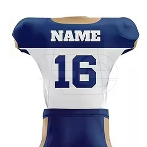 Tenue d'entraînement légère pour joueur de football américain, uniforme d'équipe à manches courtes pour hommes - Product Image 6