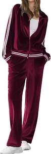 <b>Women</b> <b>Windbreaker</b> Tracksuit Fashion Activewear Jacket and Pants Lightweight Fabric Comfortable Fit Design <b>Windbreaker</b> - Product Image 2