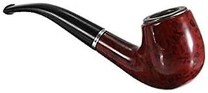 Pipa de Fumar de Madera Hecha a Mano de Alta Calidad, Estilo Clásico, Acabado Espejo, Madera Natural, Accesorio Artesanal - Product Image 5