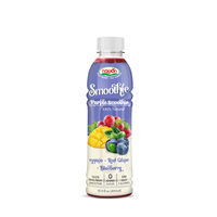 Mango Sinaasappel Passievrucht Rode Smoothie Zonder Toegevoegde Suiker 170 Calorieën Hoog in Vitamine C Puree Gezonde Tropische Fruitflesdrank