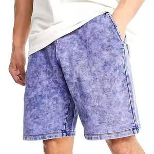 Shorts de bain tie-dye pour hommes, taille mi-haute élastique, décontractés, style tissé respirant pour l'été - Product Image 4