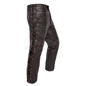 Export Quality Winter <b>Plus</b> <b>Size</b> Motorbike <b>Leather</b> <b>Pant</b> for Men Strong Material Comfortable with Safety Stitching Fine Finish - Product Image 3