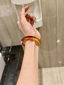 Brazalete de Resina, Joyería de Diseño, Brazalete de Resina Colorido, Regalo, Ámbar Irregular, Otros Tipos de Pulseras para Mujeres y Niñas - Product Image 3