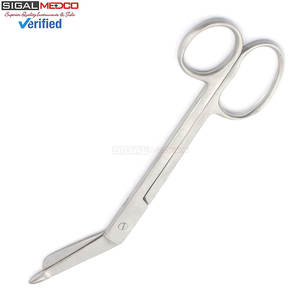 Ciseaux à pansements Lister à anneau unique, 8 pouces, en acier inoxydable, pour infirmières, médecins, techniciens médicaux et usage médical d'urgence - Product Image 4