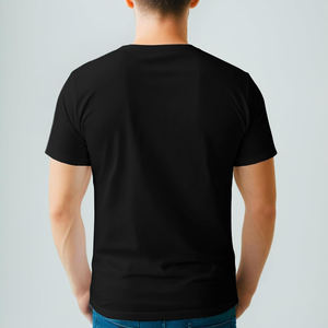 T-shirts pour hommes de grande taille, col en V, respirants, à séchage rapide, 100% polyester, avec logo personnalisé de haute qualité imprimé - Product Image 4