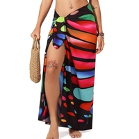 Dames strand chiffon badpak omslagdoeken doorschijnende bikini wraps voor badkleding badpak omslag