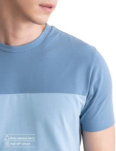 High Quality Anti-Wrinkle Corduroy Silk/Cotton Formal Short Sleeve Custom Printed Men's Casual Knit <b>T</b>-shirt100% Cotton <b>T</b>-<b>shirt</b> - Product Image 5