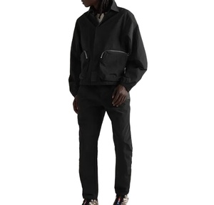 Personalizado impermeable de nailon ligero arrugado Cargo hombres ropa deportiva rompevientos chándal 2026 - Product Image 4