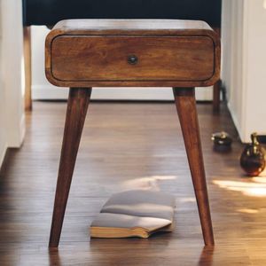 Mesita de noche Avora Chestnut con 1 cajón - Product Image 3