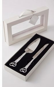 Stainless Steel Silver Color <b>Cake</b> <b>Server</b> Heart Design Handle Flatware For Wedding Parties Bakery And Restaurant Use - Product Image 4