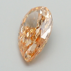 Diamant de laboratoire certifié IGI, fantaisie orange-jaune, taille poire, diamant non monté pour la vente en gros de bijoux fins - Product Image 4