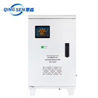 Regulator Tegangan Rumah Pintar TND-10KVA Penstabil Tegangan AC Otomatis 100-270V Fase Tunggal Pelindung Layar LED