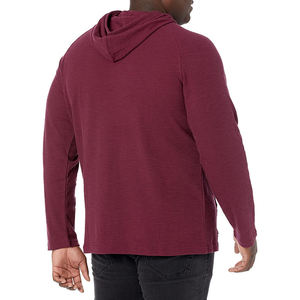 Prix de gros Sweat à capuche de sport pour homme, modèle 2026, nouveau style streetwear, à lacets, séchage rapide, uni - Product Image 2