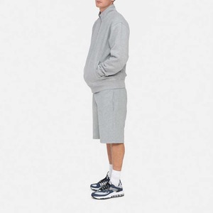 <b>Men's</b> Gray 100% Cotton Canvas Knitted <b>Floral</b> Beach <b>Shorts</b> with Pockets High Waist Elastic Breathable Quick Dry <b>Swim</b> Trunks - Product Image 1