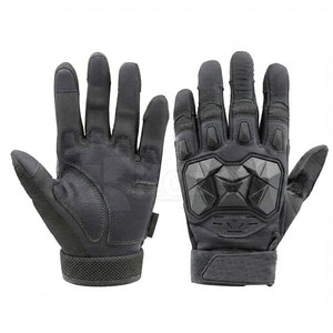 Custom Tactical <b>Leather</b> Gloves Full Finger Lightweight Non-Slip Grip Adjustable <b>Wrist</b> <b>Strap</b> for Training Riding Outdoor - Product Image 6