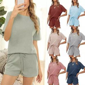 ชุดโยคะ2ชิ้นสำหรับผู้หญิง,ชุดวอร์มออกกำลังกายเสื้อกีฬาแฟชั่นเอวสูงเลกกิ้งออกกำลังกายชุดโยคะสำหรับผู้หญิง - Product Image 5