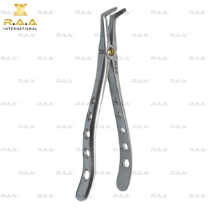 R.A.A. INTERNATIONAL RAA-281 Pince d'extraction 845 à revêtement diamanté pour incisives supérieures et canin, instrument de chirurgie dentaire orale CE - Product Image 4