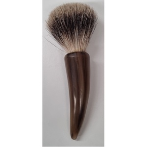 Pinceau à raser artisanal en corne de buffle écologique, qualité artisanale naturelle pour le soin de la barbe et la toilette masculine - Product Image 2