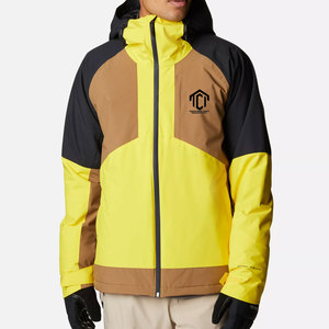 Veste de ski d'hiver haut de gamme avec capuche, tissu respirant, logo frontal, idéale pour l'extérieur - Product Image 1