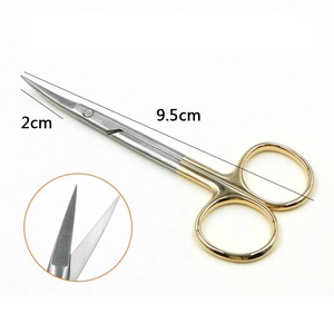Tijeras Quirúrgicas Ametrina para Cirugía Plástica, Uso Dental y Oftalmológico, Acero Inoxidable, Instrumentos Cosméticos para Párpados Dobles - Product Image 4