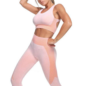 Ropa Deportiva 100% Algodón de Buena Calidad, Último Diseño, Conjunto de Yoga para Mujer de Secado Rápido, Mejor Fabricación, Precio al por Mayor, Conjunto de Yoga para Mujer - Product Image 3