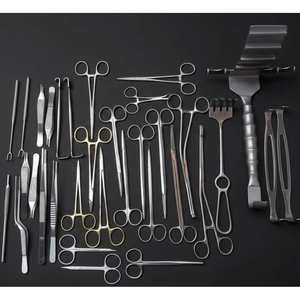 Juego de Instrumentos Quirúrgicos de Acero Inoxidable de Grado Quirúrgico de 34 Piezas para Abdominoplastia y Tummy Tuck, Autoclavables Manualmente, para Cirugía General - Product Image 2