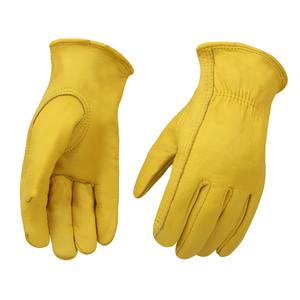 Guantes de Trabajo de Cuero para Conductor, Guantes de Cuero de Cabra, Guantes de Cuero de Vaca para Soldadura TIG - Product Image 4